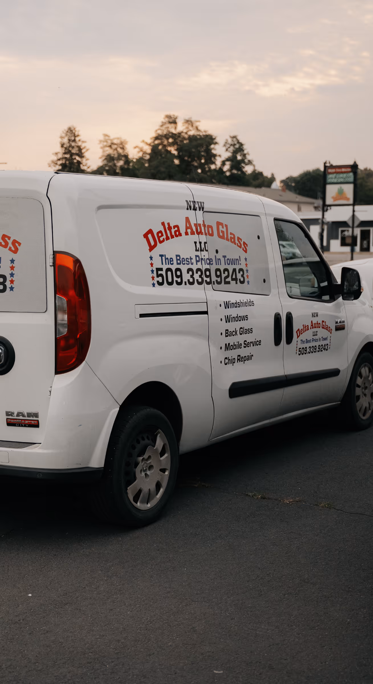 New Delta Auto Glass and Detailing business in Pullman, Washington.